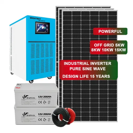 Système d'énergie solaire 5kw48V 8kw96V 10kw96V 15kw 192V20kw 30kw pour panneau solaire à usage domestique, batterie au Lithium, batterie Gel, garantie de 10 ans