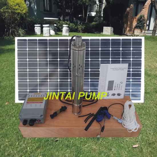 24V à 540VDC 0,2HP à 40HP Système de pompe à eau à énergie solaire de forage submersible en Thaïlande, Philippines