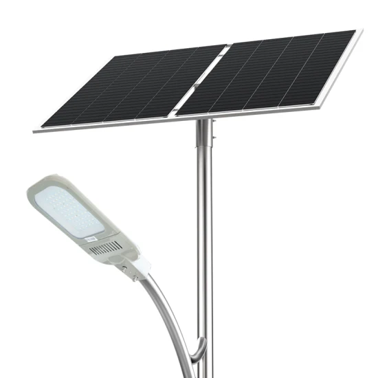 IP65 30W 60W tout en un lampadaire solaire LED jardin cour éclairage solaire lumière solaire extérieure